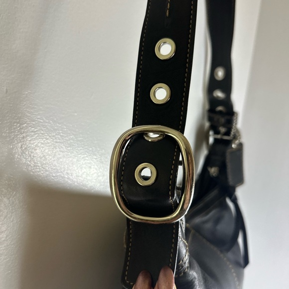 Coach Vintage Bleecker Tattersall Vachetta Duffle Bucket crossbody - Picture 12 of 13